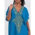 thumbnail image 2 of Bsubseach Fashion kaftan Dresses for Women Plus Size Swimsuit Cover up Summer Maxi Moomoo Dresses, 2 of 6