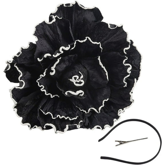 Oversized Rose Fascinator Headpiece for Weddings, Cocktails, and Special Events