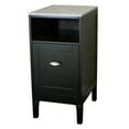 thumbnail image 2 of 16-Inch Bathroom Vanity Cabinet In Espresso With Marble Top In White - Bellaterra Home, 2 of 3