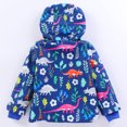 thumbnail image 3 of Odeerbi Baby Girls Boys Clothes Baby Outfits Shirts Sets Toddler Long Sleeve Dino Coat Rainproof Hooded Jacket Trousers Suit, 3 of 8