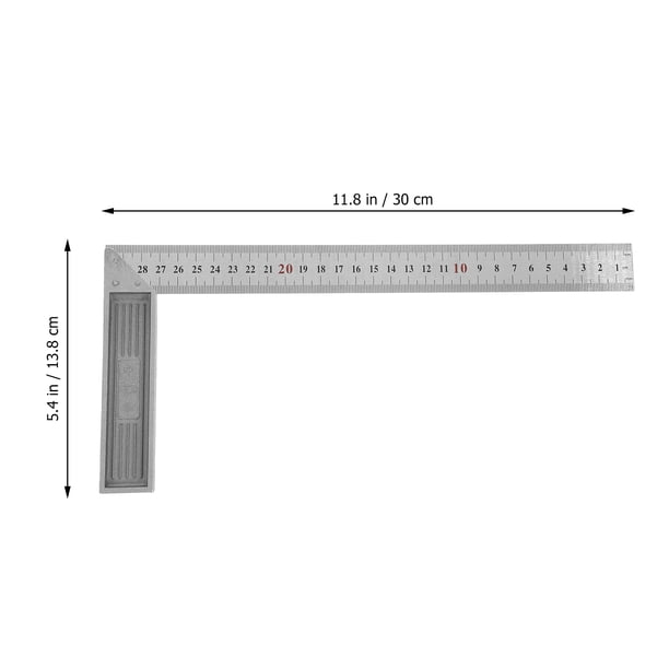 hi-yan⭐︎ SHISUYAN Useful L-square 90°Angle Ruler Metal Measuring Tool Right