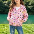 thumbnail image 2 of zuwimk Boys Girls Hooded Rain Jackets Waterproof Rain coats Windbreaker for Kids Lightweight Jackets(7-8 Years,Red), 2 of 5