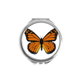 thumbnail image 1 of Specimen in Orange Hand Compact Mirror Round Portable Pocket Glass, 1 of 3