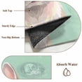 thumbnail image 6 of Area Rug for Living Room, Green Cute Bunny Non-Slip Indoor Large Carpet for Bedroom/Dining Room, Funny Rabbits Modern Art Washable Low-Profile Rectangle Floor Mat Runner Rugs - 3 x 5 Ft, 6 of 8