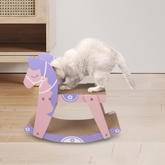 Tablero rascador para gatos, tablero rascador para gatos de interior, protege muebles de juguete, accesorios de juguete interactivos, cama para dormir Yinane Tablero rascador para gatos