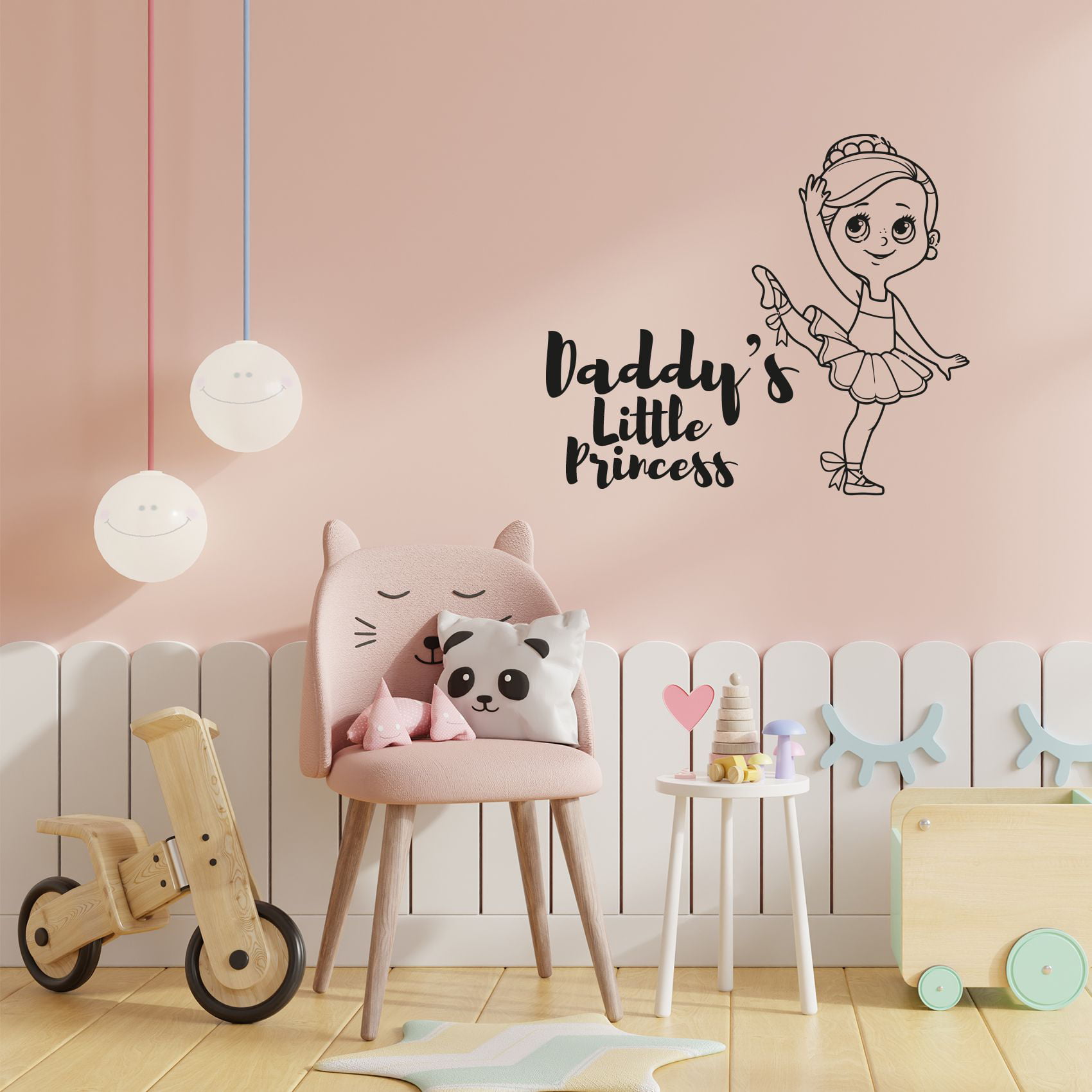 Personalised Girls Bedroom Princess Wall Quote Playroom Nursery 