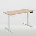 thumbnail image 2 of 60" x 30" Home Office Electric Height Adjustable Standing Desk Memory Programmable Presets Computer Desk,Wood, 2 of 8