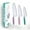 Multicolor, variant on Jr. Knives for Kids 3-Piece Kitchen Baking Knife Set: Montessori Children's Real Cooking Knives in 3 Sizes & Colors/Firm Grip, Serrated Edges, BPA-Free Kids' Toddler Knives (colors vary)