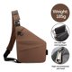 thumbnail image 3 of Mochila de hombro de nylon, bolsa de pecho para hombre, gran capacidad, estilo casual, bolsa portátil, ajustable, resistente, para viajes, para camping, para deporte, con cierre de, 3 of 9