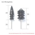 thumbnail image 2 of 2 Pack Leather Burnished Bits for Rotary Burnisher Tools PU Leather Burnishing Tool Tips for Clean Edges of DIY Leather, 2 of 5