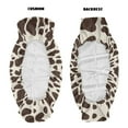 thumbnail image 5 of Garronmavis UTV Seat Covers Anti-Slip Seat Pad Cover Compatible with Kawasaki Mule with Elastic Edges Powersports Seats Covers Cow Print, 5 of 7