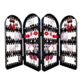 thumbnail image 2 of Cheers 2/3/4 Fans Panels Folding Earrings Studs Rack Shelf Screen Display Stand Holder, 2 of 7