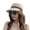 Beige, variant on Sun Hat Sun Protection Wide Brim Windproof Anti-UV Adjustable Bee Decoration Hand Weaving Sun Visor Hat Daily Accessory