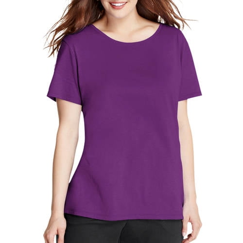 Just My Size - by Hanes Women's Plus-Size Essential Scoop Neck Tee ...