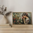 thumbnail image 5 of Woman And Roses Painting Horizontal Canvas Wall Art with Lightweight Foam Frame - Durable and Ready to Hang, Modern Decorative Print for Living Room, Bedroom, Or Office, 5 of 8
