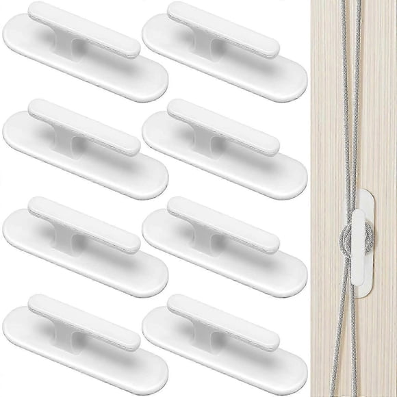 high quality 8Pcs Blind Cord Twister, Safety Blind Cord Hooks, Adhesive Blind Cord Holder, Window Blinds String Holder