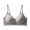 Grey, variant on Wireless Bras for Women Full Coverage Seamless Push up with Gel Strips Lift Support Bralette No Underwire Comfort T Shirts Bra Black L