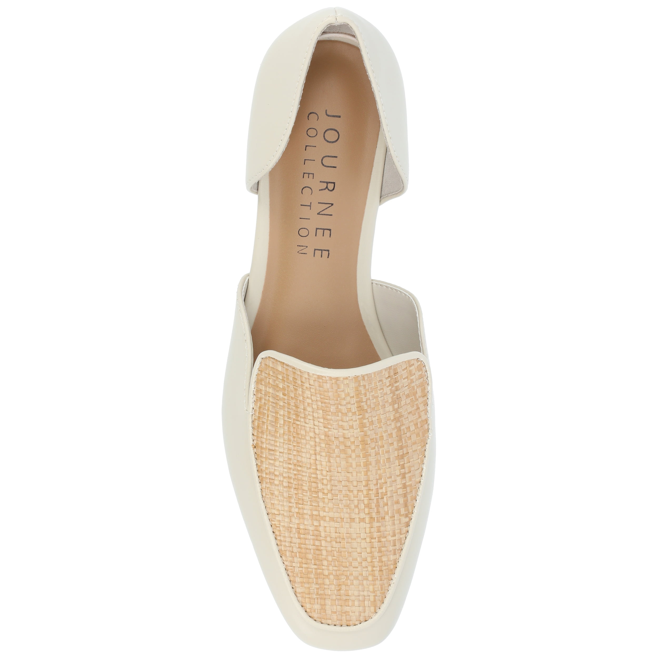 Journee Womens Kennza Soft Faux Leather Slip On Flats