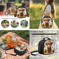 thumbnail image 6 of HUIACONG Sunflower Highland Cow Backpack and Lunch Box Set, 17 Inch Cute Kids School Bag, Spacious for School Supplies & Snacks, 6 of 7