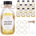 thumbnail image 1 of Botella de vidrio Elumeiro Boston de 120 ml con tapa, paquete de 12 unidades, transparente, 1 of 7