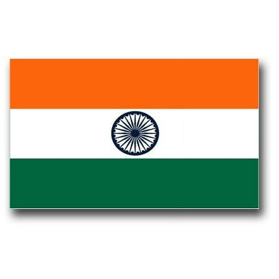3.8 Inch India Flag Vinyl Transfer Decal