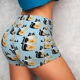 thumbnail image 4 of Fuzoiu FUNNY CAT IS DRINKING WATER Print Women's Workout Shorts,Workout Biker Shorts Women,Exercise Fitness Shorts,Scrunch Short, Athletic Shorts for Gym Yoga Running Sport Active-Large, 4 of 8