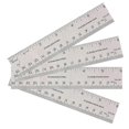 thumbnail image 1 of Measuring Rulers With Cork Backing Suitable For Students And Professionals Multi Color 4Pcs Set, 1 of 5