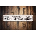 thumbnail image 1 of Est 1926 Route 66 Novelty Decor, Metal Wall Sign - 4x18 Inches, 1 of 4