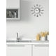 thumbnail image 5 of Reloj de Pared de Cocina QZ con utensilios Plata con fondo Blanco manecillas de cubiertos 20 cms x 2 cms RLPLBL, 5 of 5