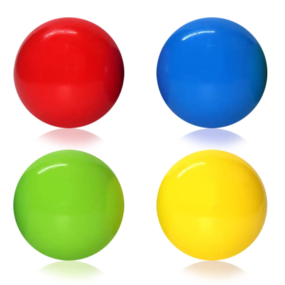 4 PCS Lolmi Ceiling Sticky Balls Glow in The Dark Sticky Balls Stress Relief Balls