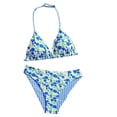 thumbnail image 3 of Bathing Suits For Two Piece, Girls Tankini Swimsuit Size 10-12 Rash Guard Swimwear Quick Dry Girls'swimwear Bikini Set Cute Summer Beach Swimwear, 3 of 8