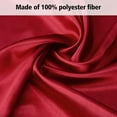 thumbnail image 2 of Lirex 2-Pack Microfiber Silk Pillowcase, Queen Size, Satin Soft, Envelope Closure, Wine Red, Adult, 2 of 6