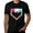 black, variant on Baseball Drip Ice Cream Graphics T Shirt Athletic Running Gym Workout Short Sleeve Tee Tops for Men Women