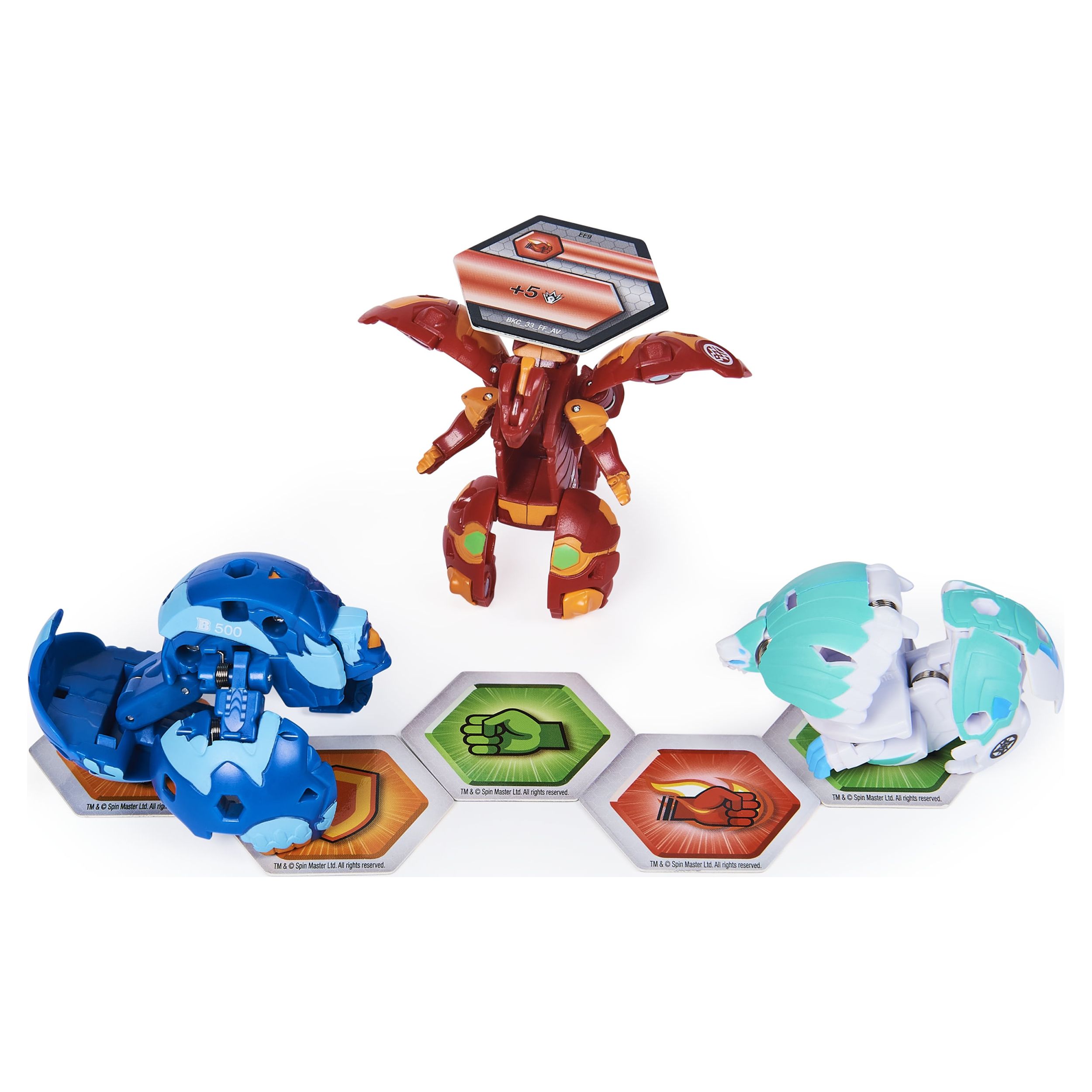 Bakugan Starter Pack 3-Pack, Dragonoid Ultra, Armored Alliance Collectible Action Figures - image 3 of 5