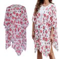 thumbnail image 2 of Kimono Playa Suelta Sin Mangas Sunnimix Traje de Baño Rojo 85x100 cm, 2 of 8