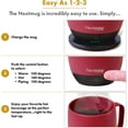 thumbnail image 4 of Nextmug - Temperature-Controlled, Self-Heating Coffee Mug (Dusty Rose - 14 oz.), 4 of 8