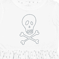 thumbnail image 4 of Inktastic Skull and Crossbones Girls Toddler Dress, 4 of 5
