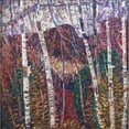 thumbnail image 3 of Marsden Hartley 12x12 Black Modern Framed Museum Art Print Titled - White Birches (C.1908), 3 of 5