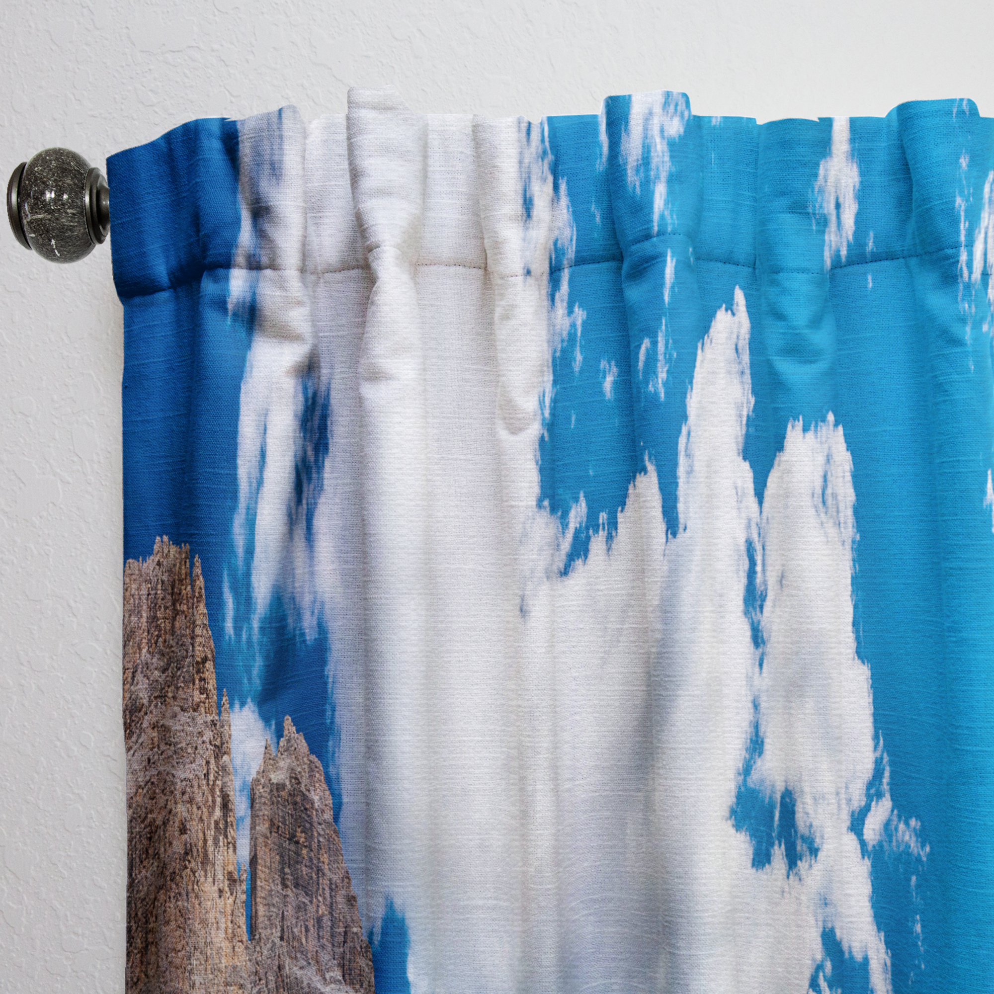 Designart 'Relaxing view of Nature' Landscapes Curtain Panel