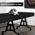 thumbnail image 5 of GSE Games & Sports Expert 9'/12'/14'/16' Waterproof Shuffleboard Table Cover, Heavy Duty Leatherette Table Cover for Pets Scratching, Dust, Spill Protection (Brown/Black), 5 of 8