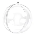thumbnail image 1 of Esferas Transparentes Rellenables Plastico 8 Cm Ø 12 Piezas, 1 of 5