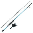 thumbnail image 4 of Ozark Trail Wayfarer Fiberglass Spinning Fishing Rod and Reel Combo for Adults, 5' 6", Blue, 2 Pieces, 4 of 18