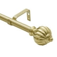 thumbnail image 2 of UTOPIA ALLEY Wall Mounted 3/4 Inch Curtain Rod - Curtain Rods For Windows 86 to 120 Inch, Adjustable Drapery Rods, Gold Curtain Rods, Bedroom Curtain Rods, Tapestry Poles (Gold, 86"-120"), 2 of 9