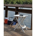 thumbnail image 4 of Adams Manufacturing Outdoor Traditional and Folding End Plastic Table, White, 4 of 6