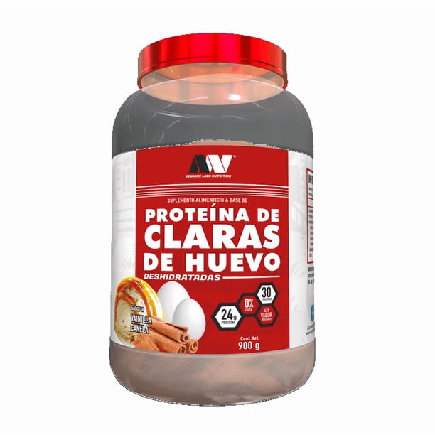 Proteína de Clara de Huevo Advance Labs Nutrition Vainilla Canela 900g 30 Serv