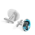 thumbnail image 3 of Zebra Elegant Suit Accessory: Stainless Steel Cufflink Set for Men's Formal Attire, Dress Shirts, and Special Occasions, 3 of 6