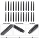 thumbnail image 5 of 100 piezas de varillas de plástico para dardos, accesorios para dardos, varillas de plástico con rosca estándar 2BA (negras), 5 of 5