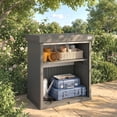 thumbnail image 2 of Outsunny Coffre de Rangement Extérieur de 82 Gallons, Contenant de Rangement pour Jardin, Gris, 2 of 10