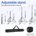 thumbnail image 2 of ZOMEI 6.6x9.8ft Adjustable Photo Backdrop Stand Kit w/Carry Bag & 6 Clips - for Studio, Weddings, Parties, Baby Photography, 2 of 13