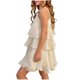 thumbnail image 5 of Vestido de Fiesta de Navidad de las Niñas sin Mangas Multi-Capa Princesa Vestido Largo para Niños Material Suave Lindo Cómodo para Dormir Ocio Diario Gran Regalo, 5 of 7